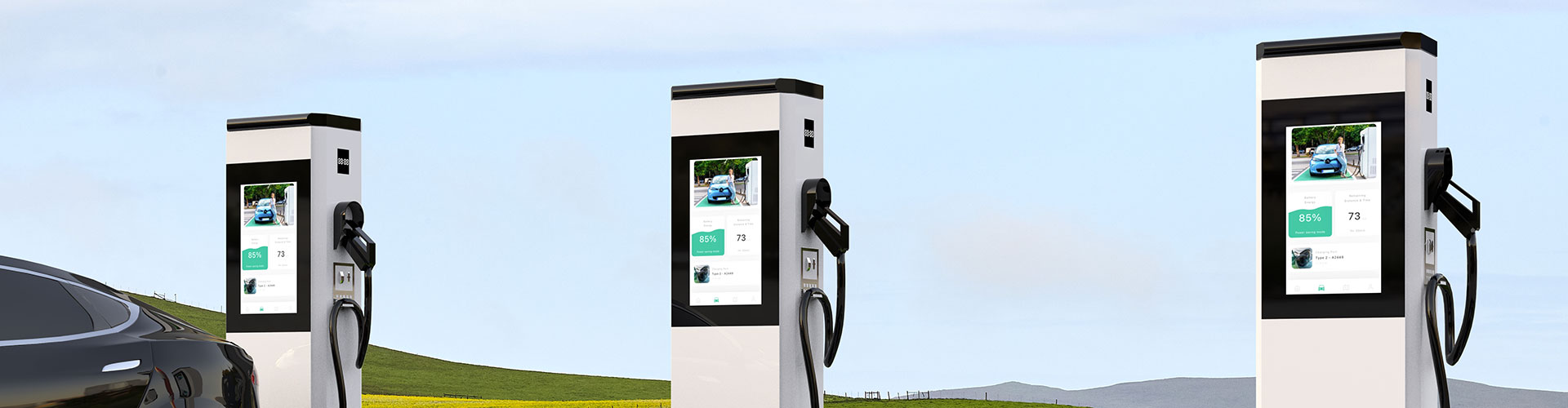 EV Charging Station Display