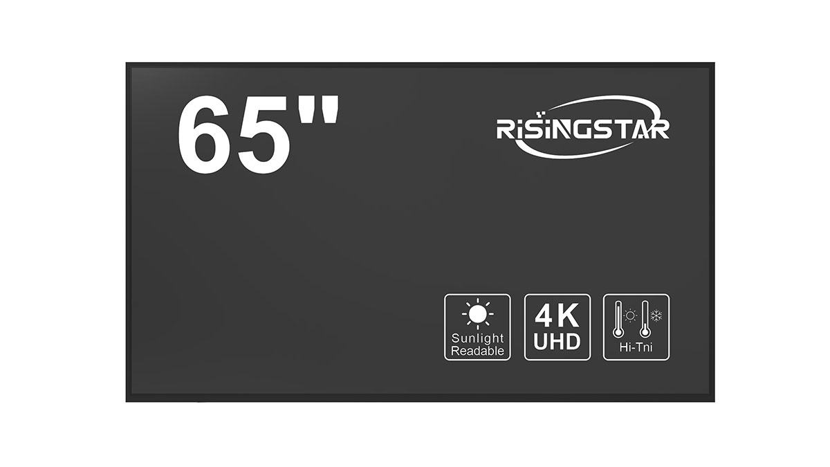 65 inch 3000 nits Sunlight Readable Monitor