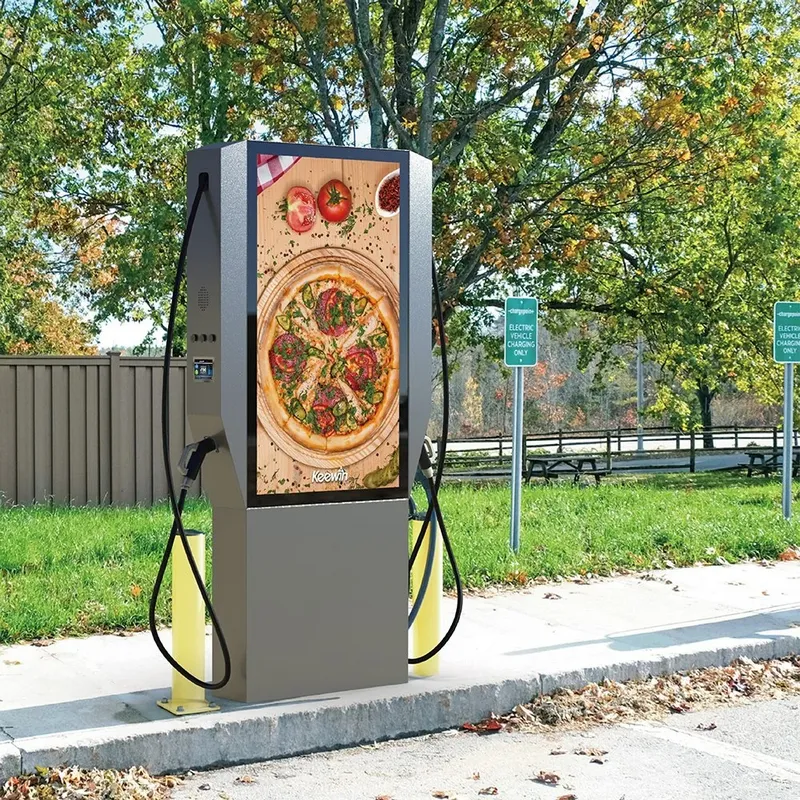 ROI Boost: EV Charging Station Advertising Displays