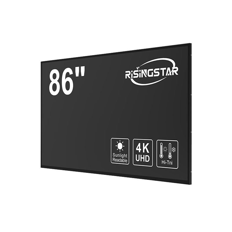 86 inch high brightness passenger information display