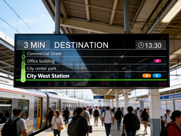 TFT LCD Passenger Information Display Guide